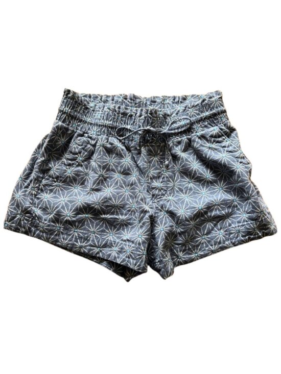 a new day Pants - A New Day Linen Blend Shorts Womens Small Blue Gray Drawstring High Waist